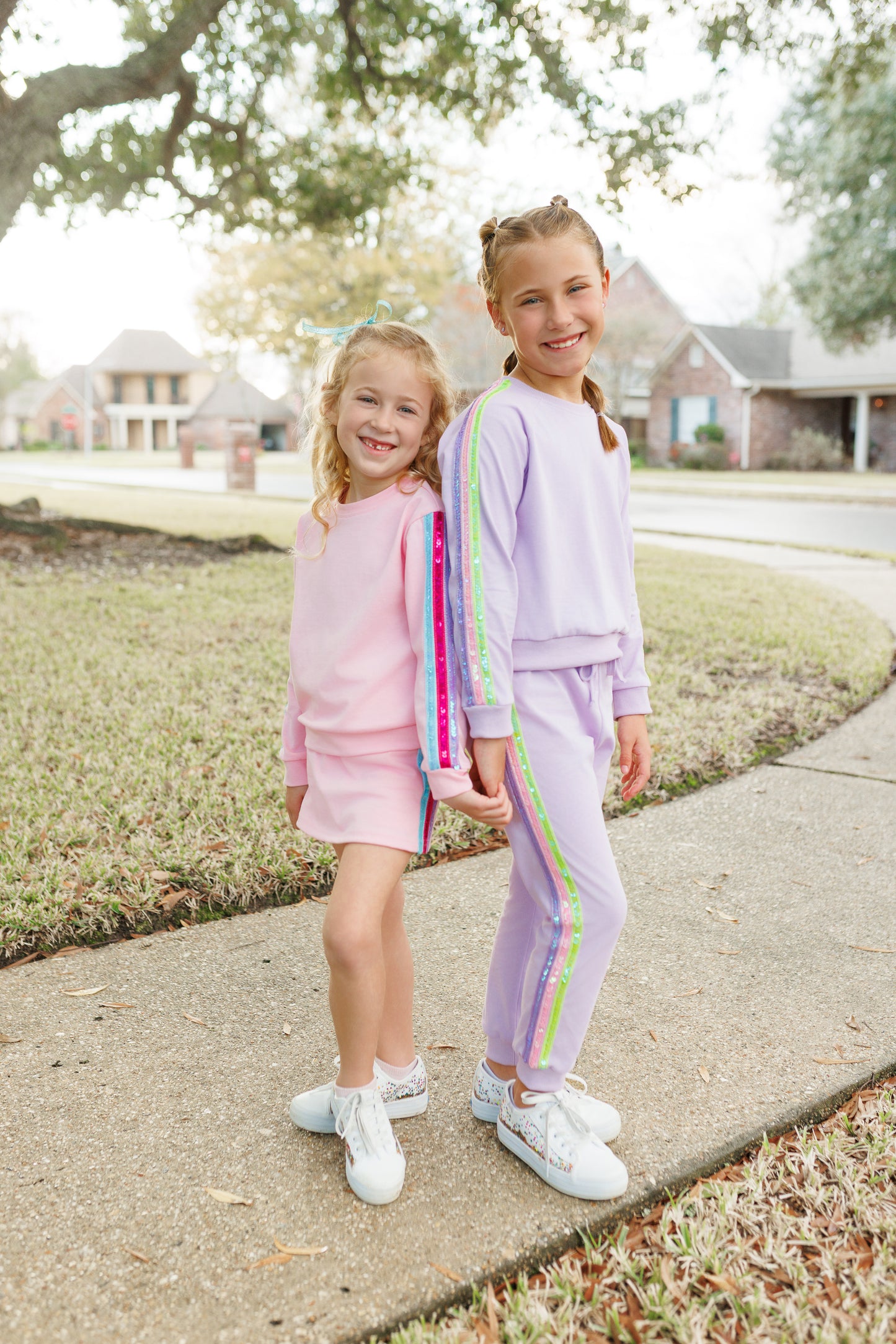 Twirl and Shine Sequin Skirt Set