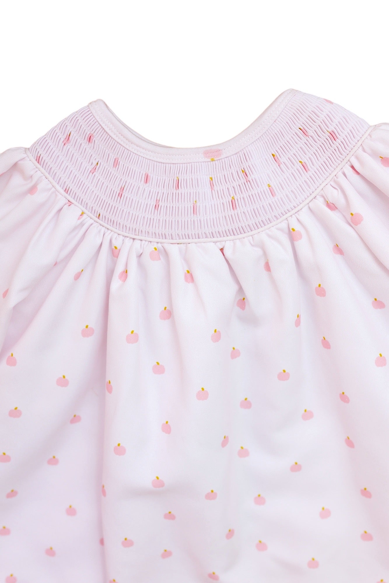 Pink Pumpkins Smocked Set
