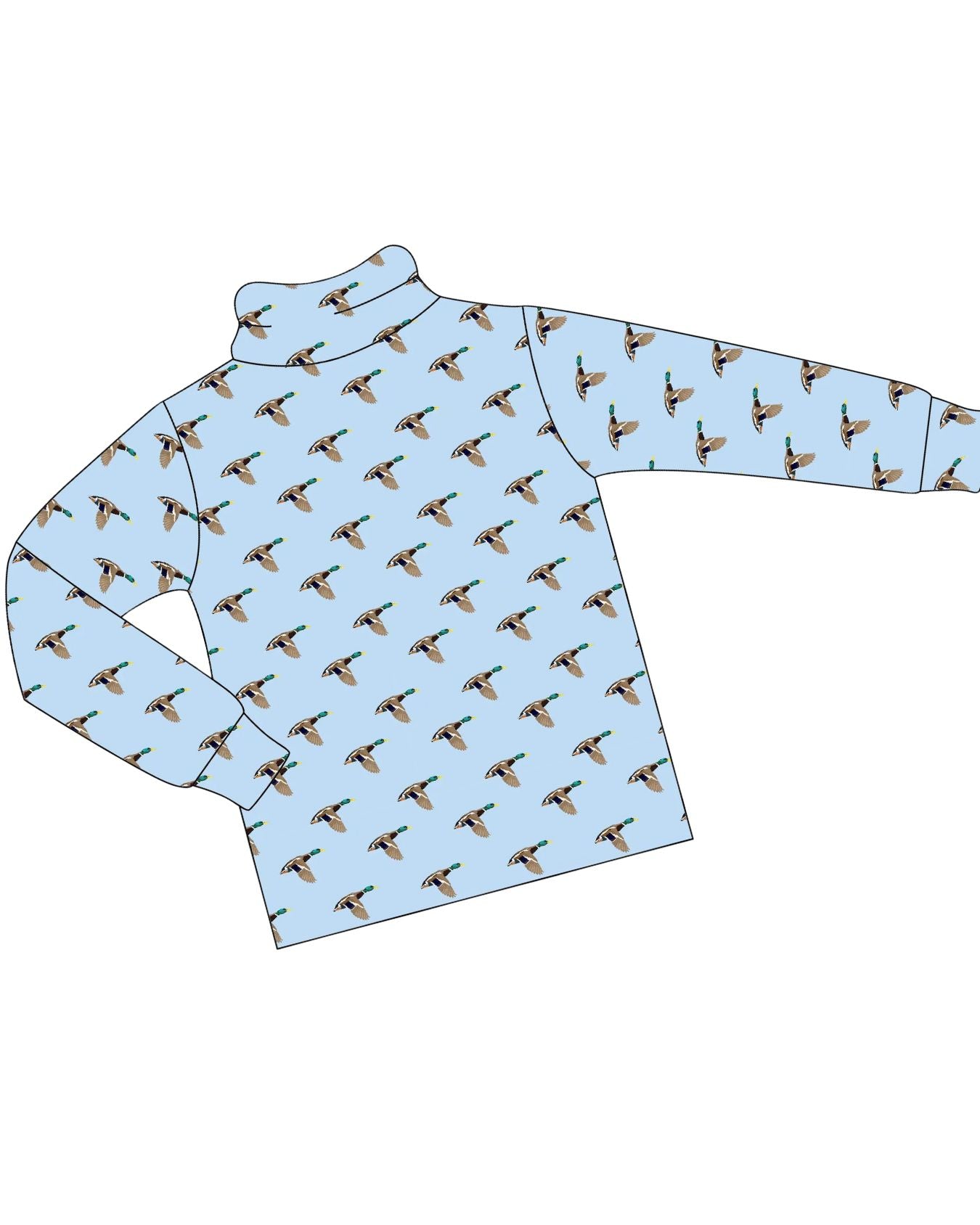 Charlie Flying Mallard Turtleneck