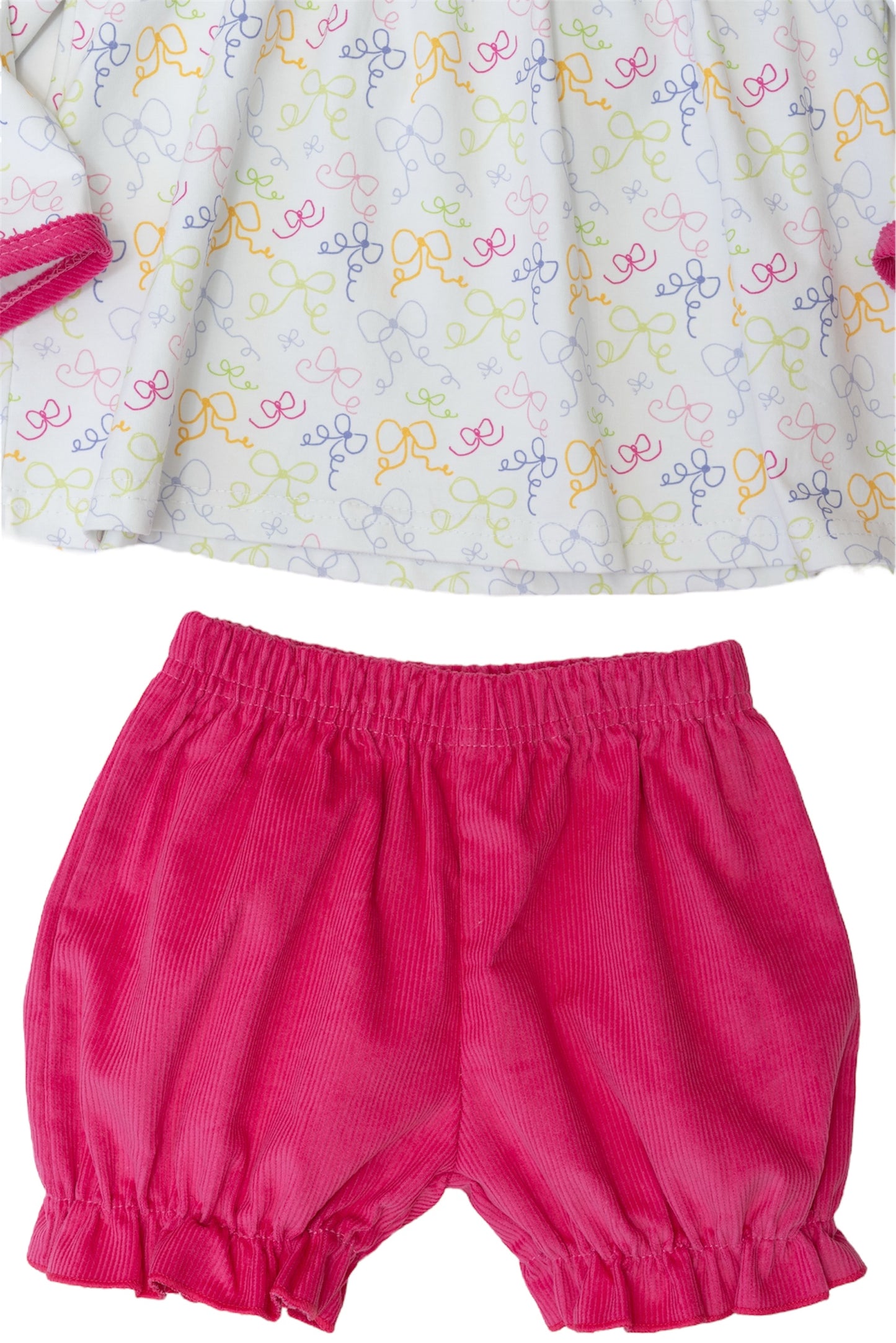 festive bows bloomer set