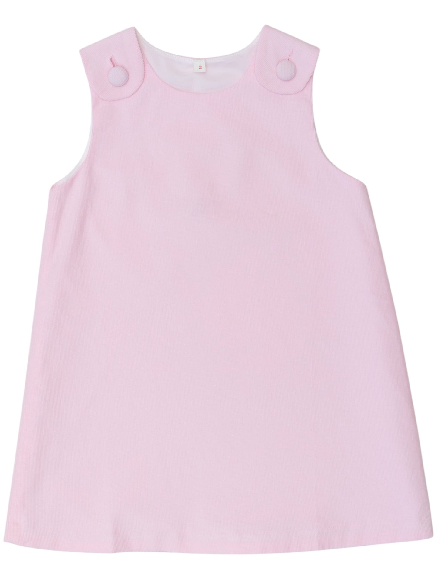 Pink Cord Jumper Dress
