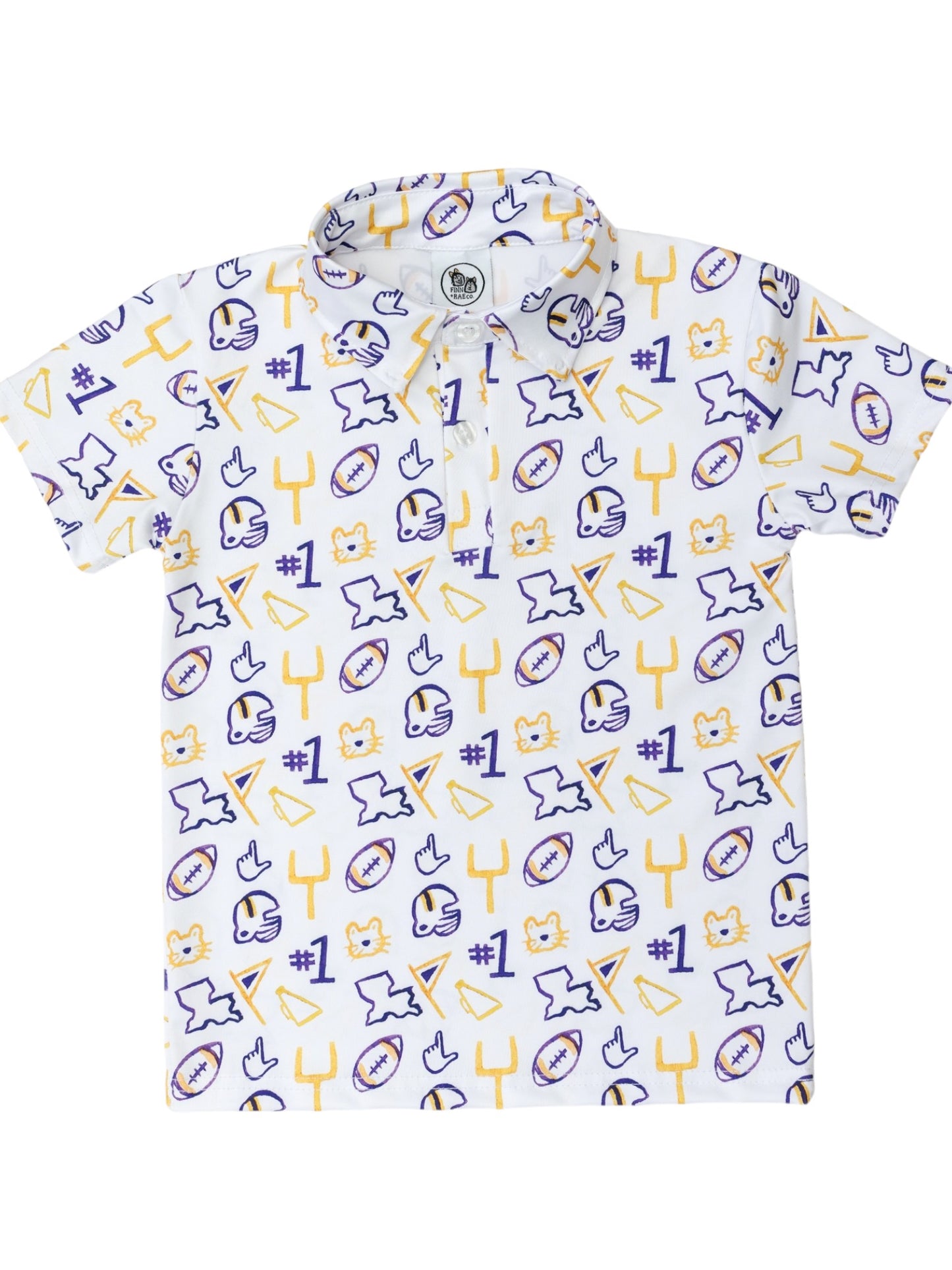 Geaux Tigers Golf Polo