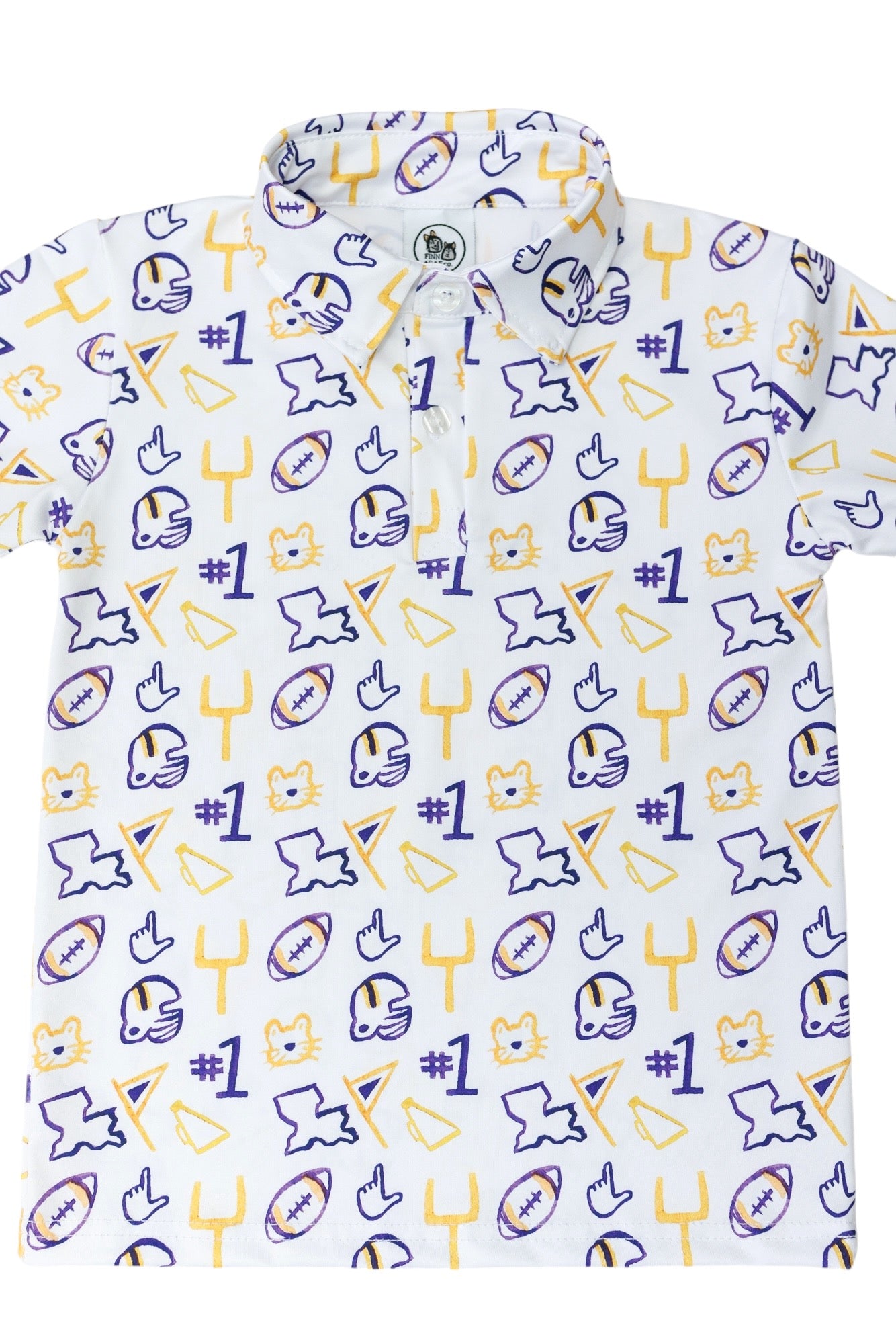 Geaux Tigers Golf Polo