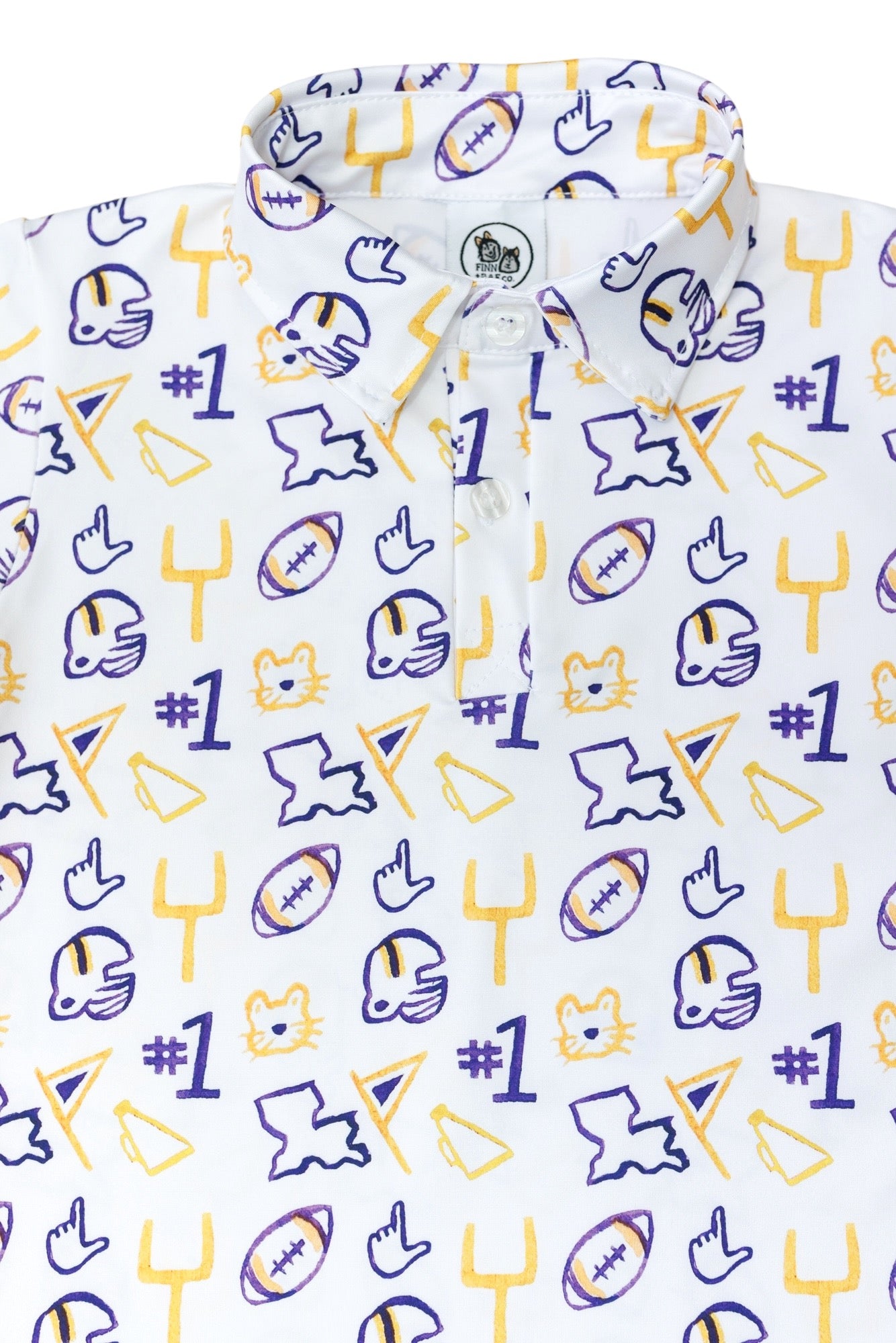 Geaux Tigers Golf Polo
