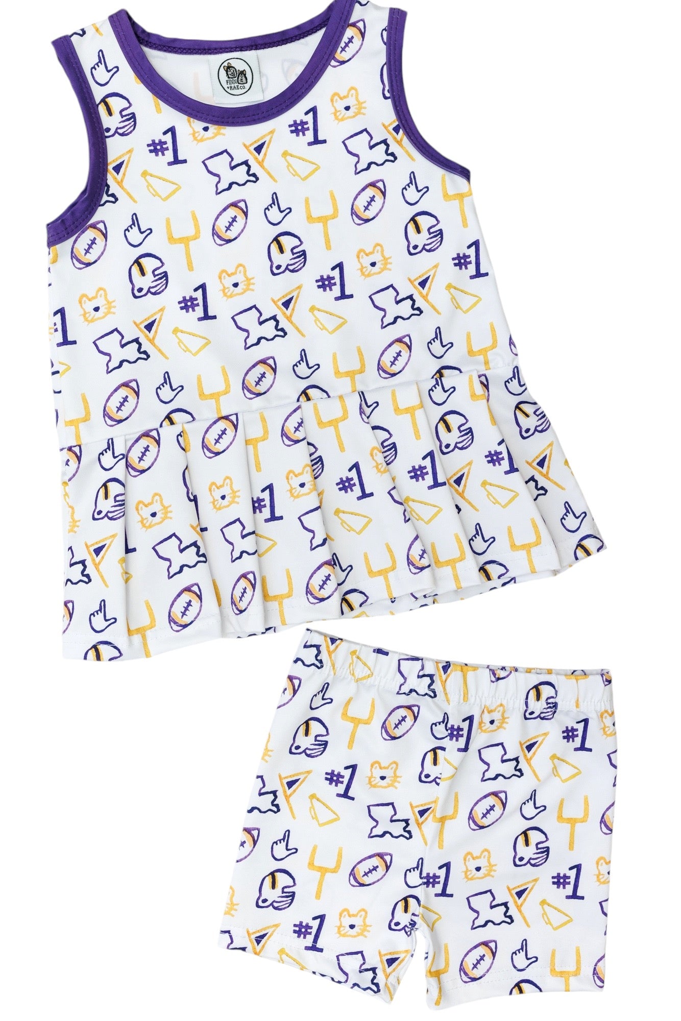 Geaux Tigers Varsity Dress Set