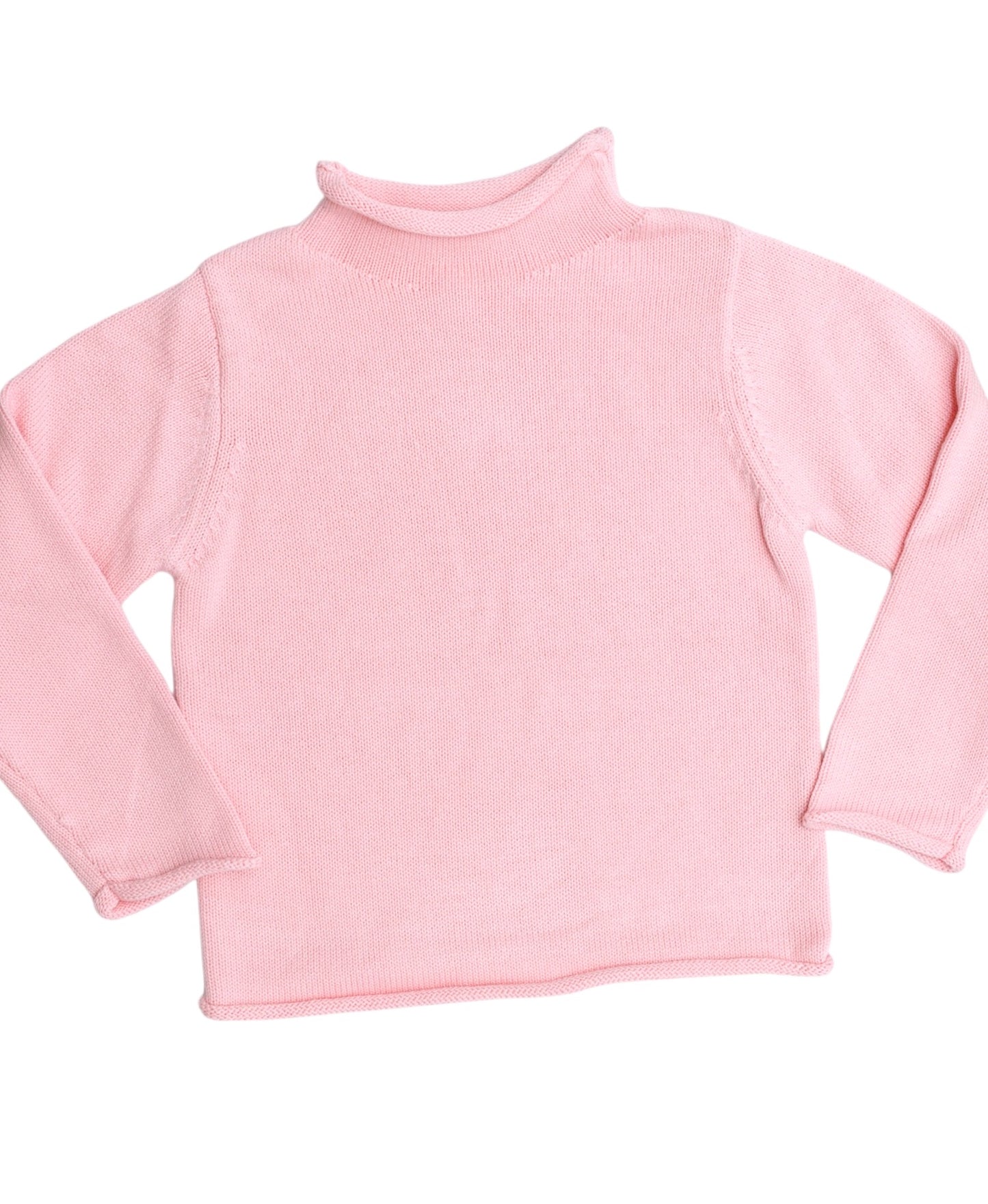 Pink Roll Neck Sweater