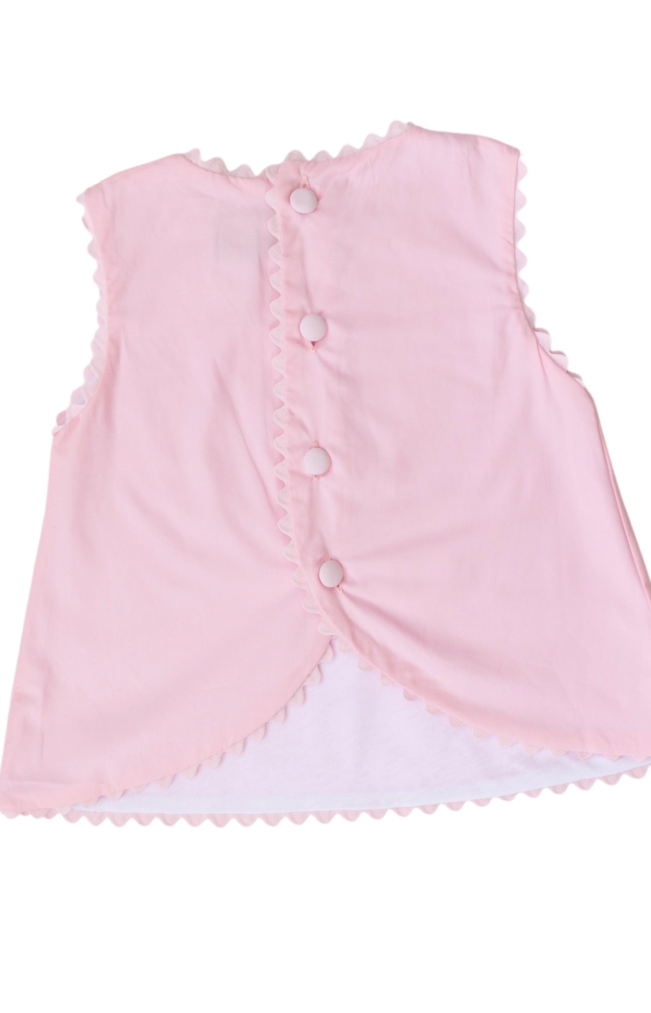 Rosie Scalloped Trim Swing Back Bloomer Set
