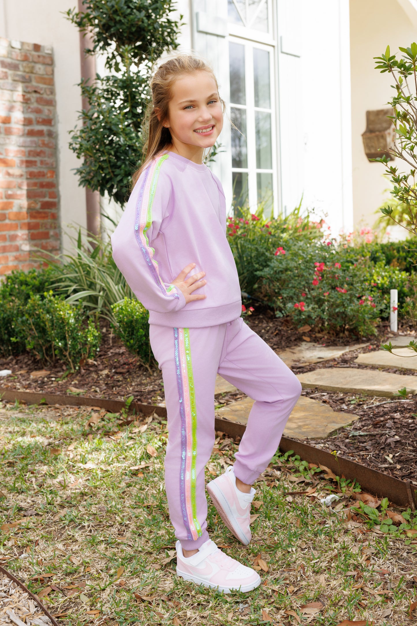 Shine & Play Sequin Jogger Set