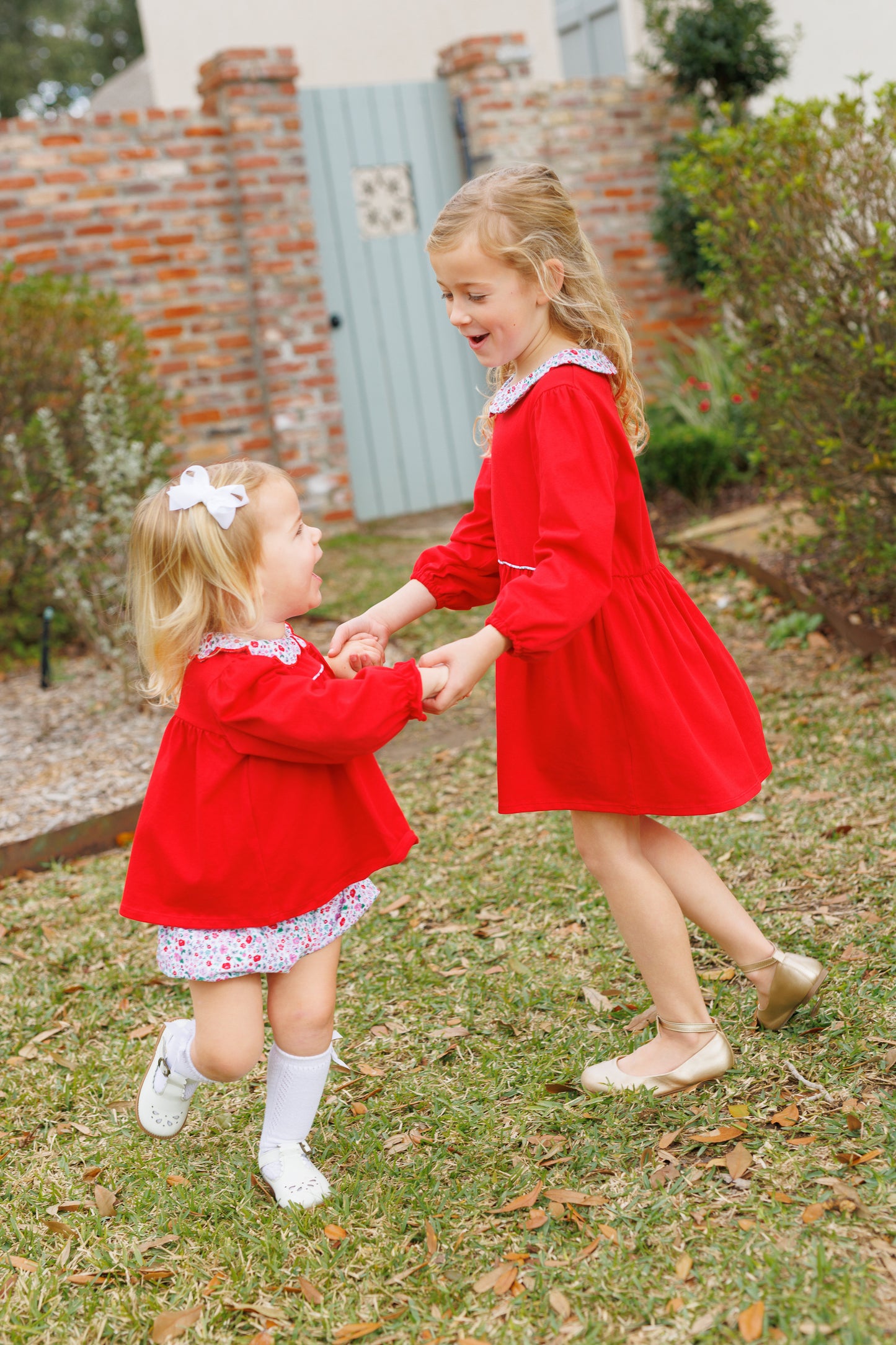 Rosie Garden Long Sleeve Dress