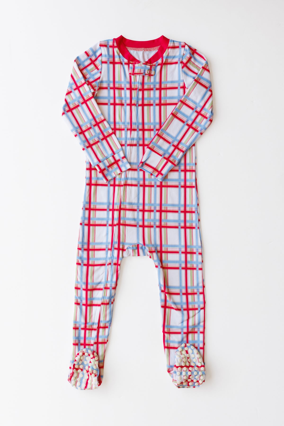 Mistletoe Plaid Boy Pajamas