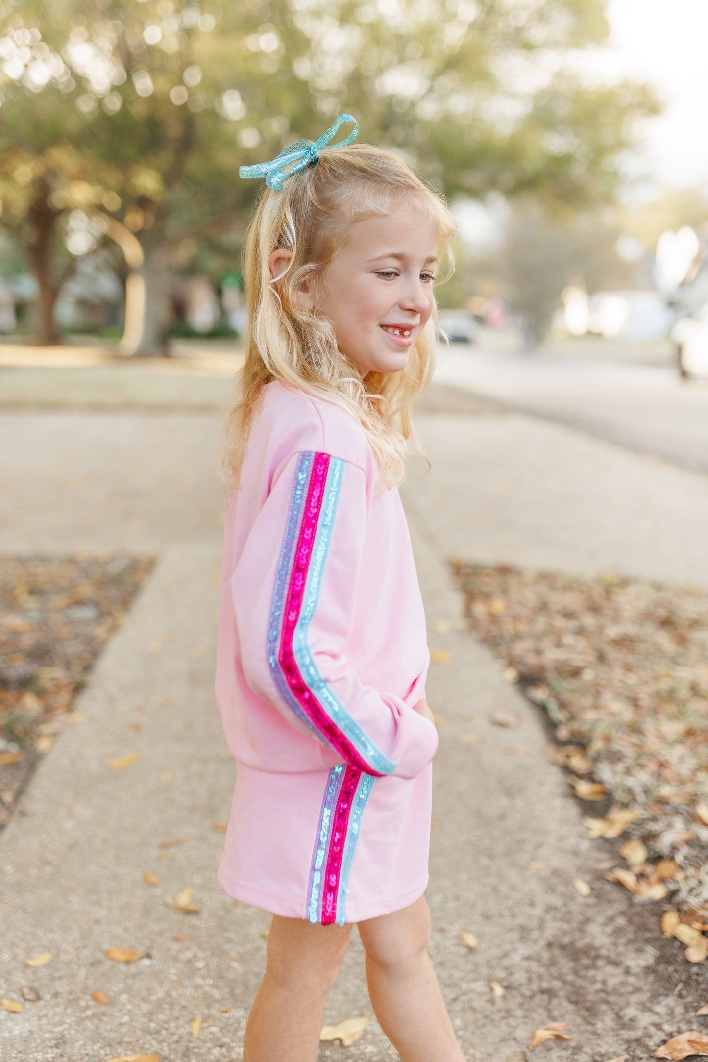 Twirl and Shine Sequin Skirt Set