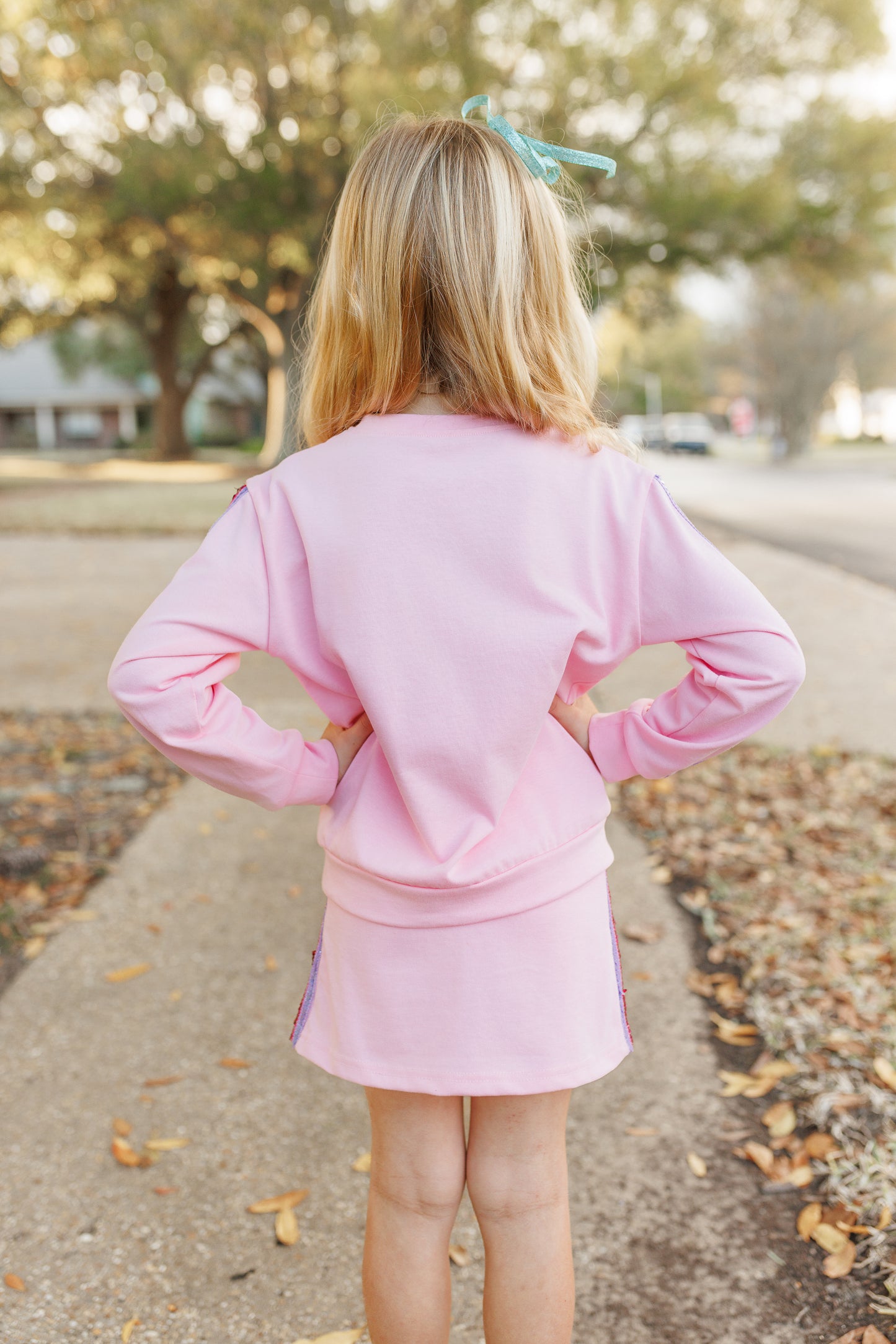 Twirl and Shine Sequin Skirt Set