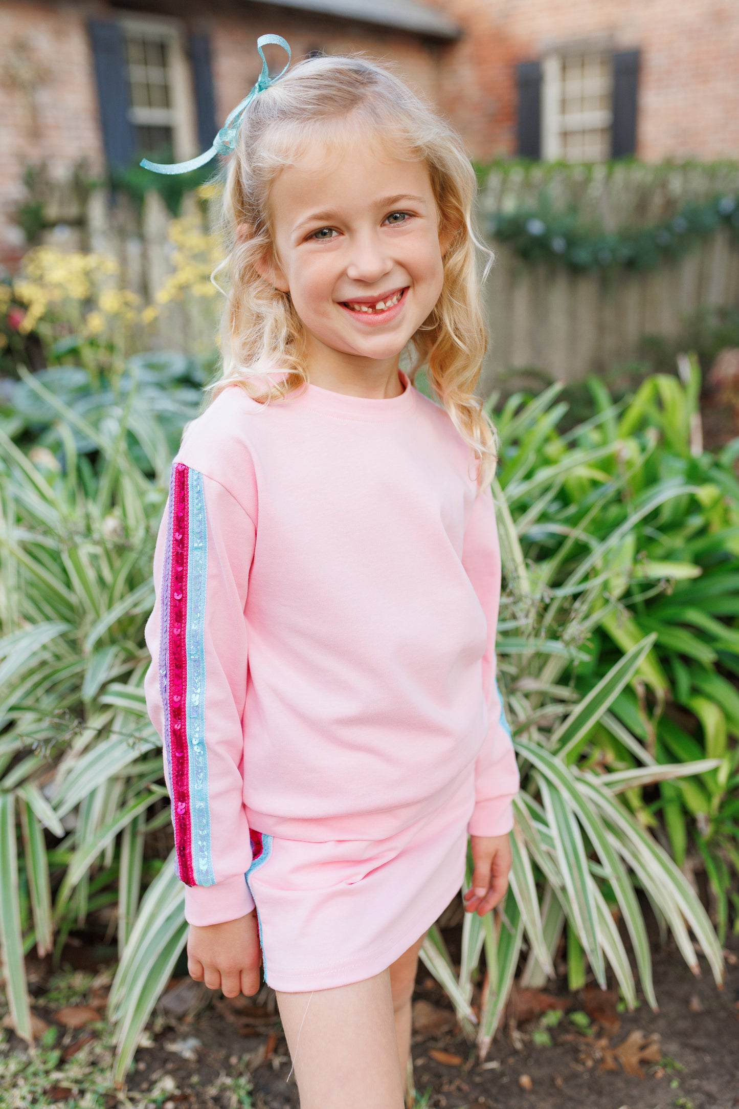 Twirl and Shine Sequin Skirt Set