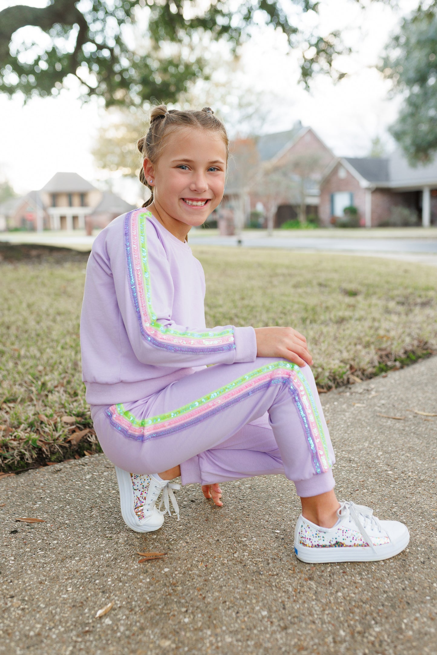 Shine & Play Sequin Jogger Set