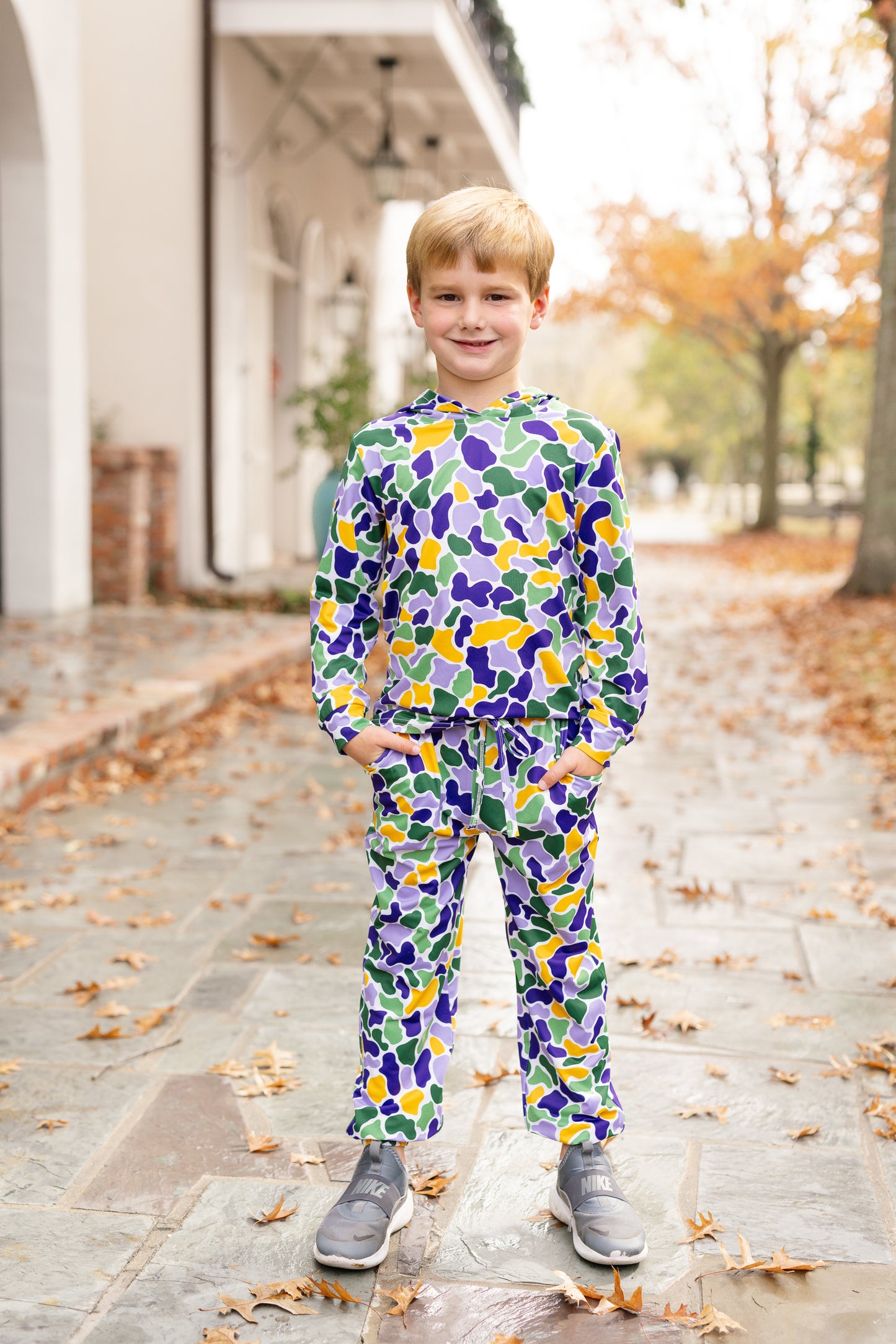 Throw me Something Camo Long Sleeve Hoodie