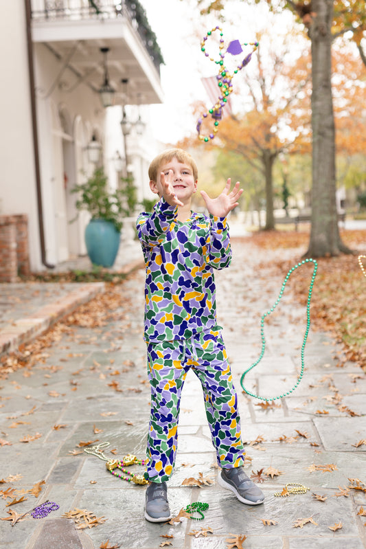 Throw me Something Camo Long Sleeve Hoodie