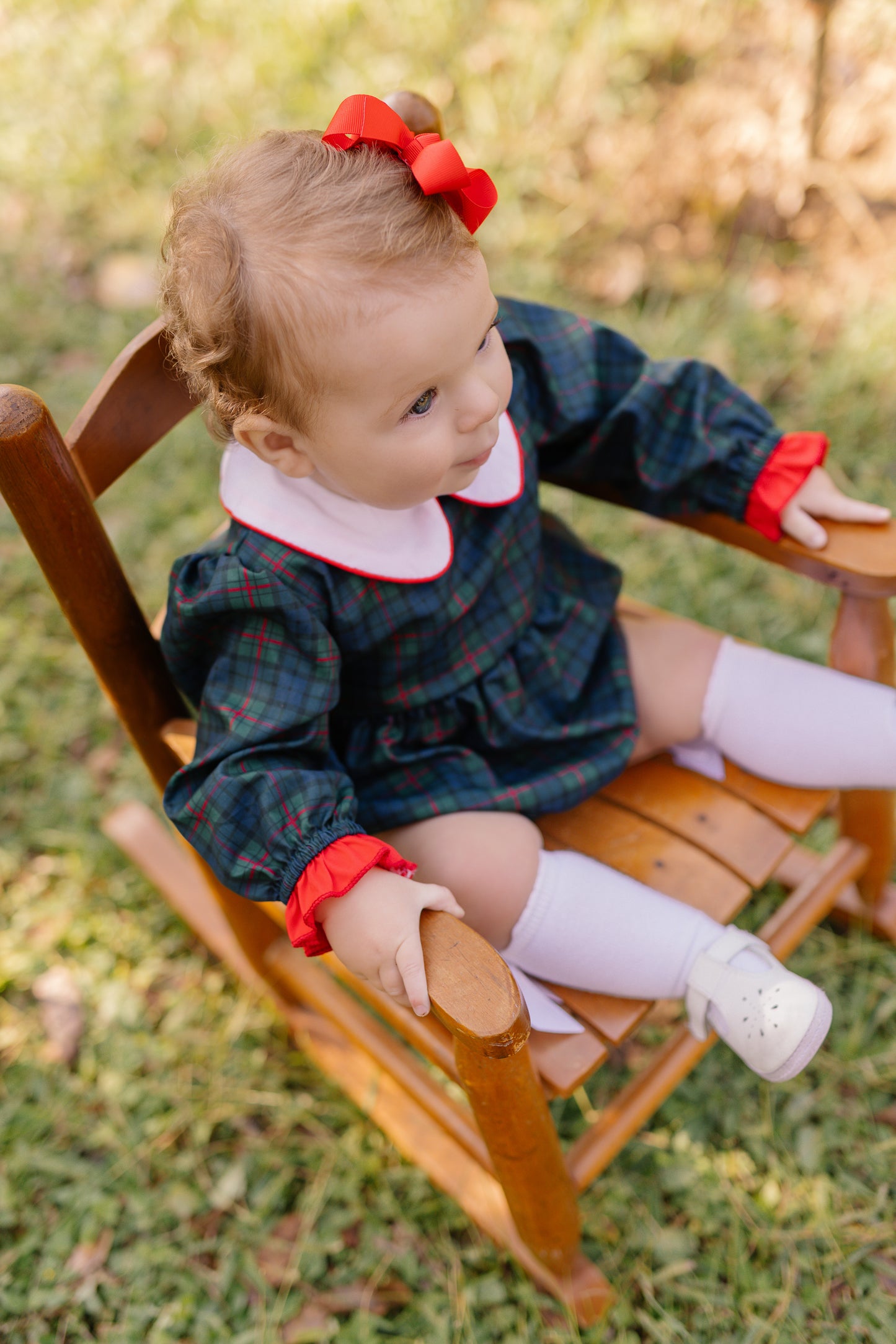 Navy Noel Girls Bubble