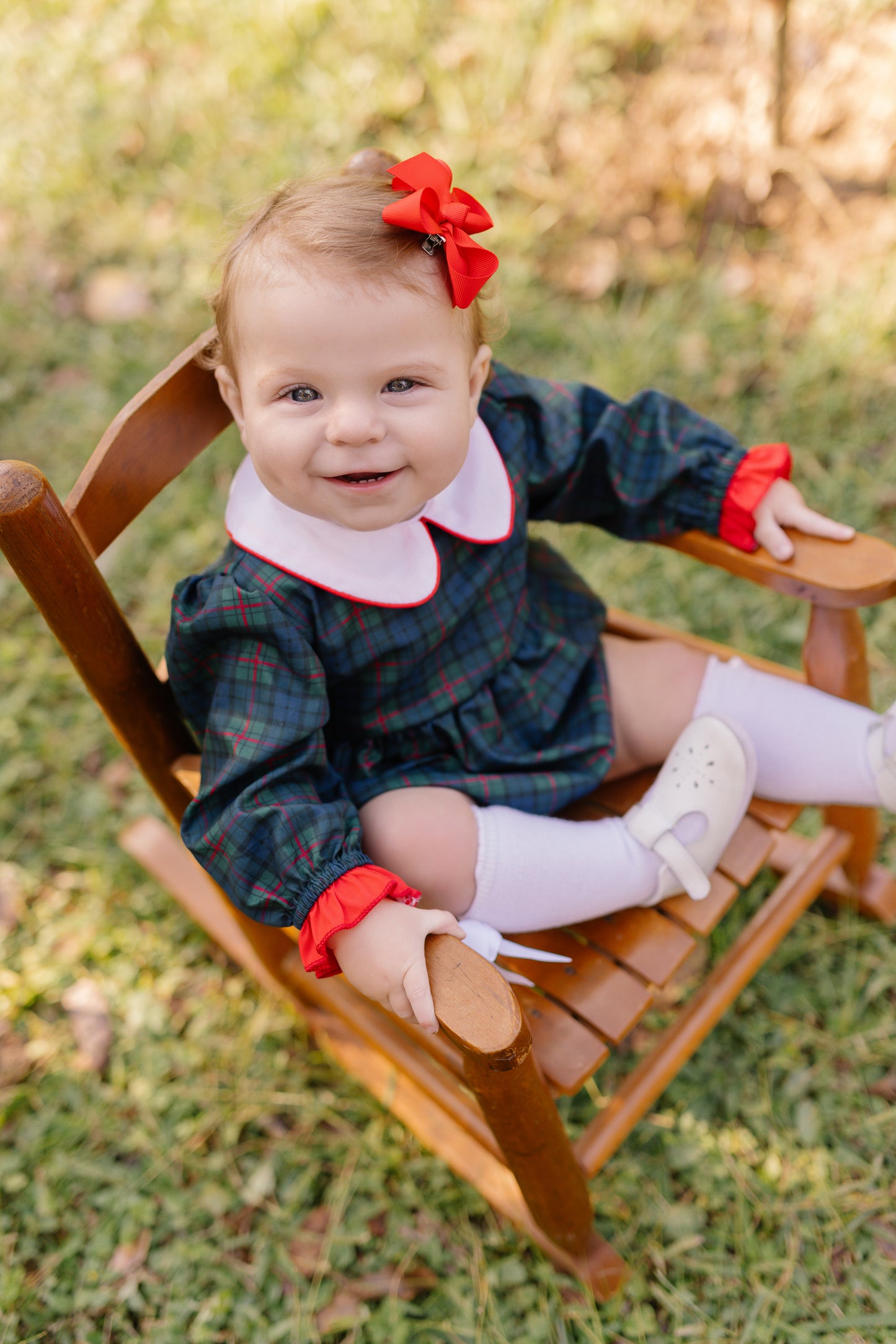 Navy Noel Girls Bubble