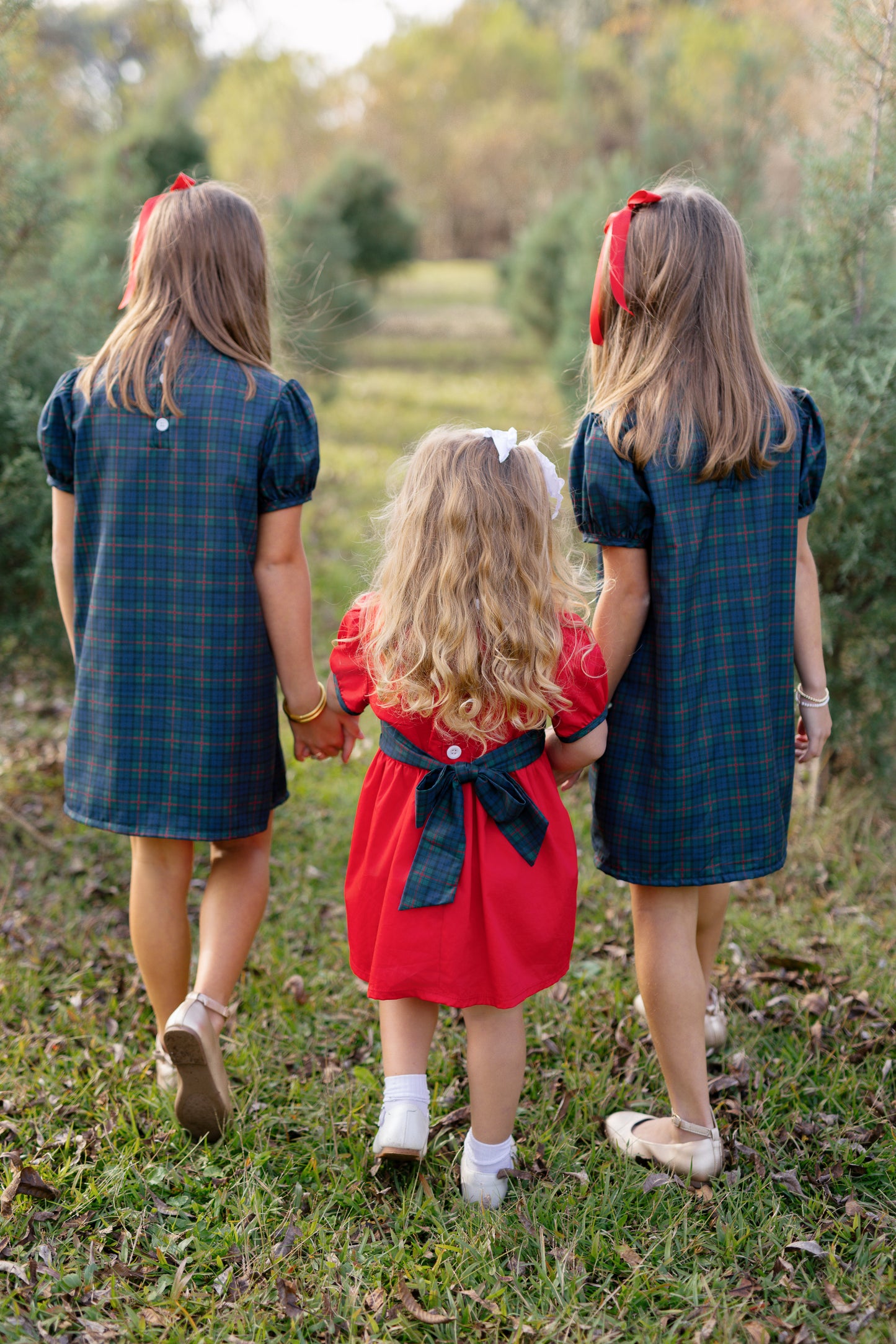 Navy Noel Red Party Dress