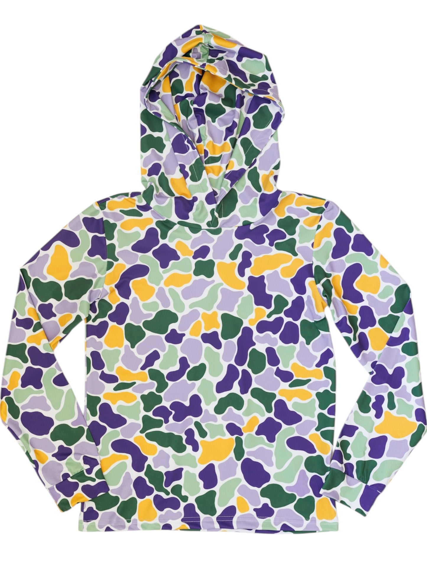 Throw me Something Camo Long Sleeve Hoodie