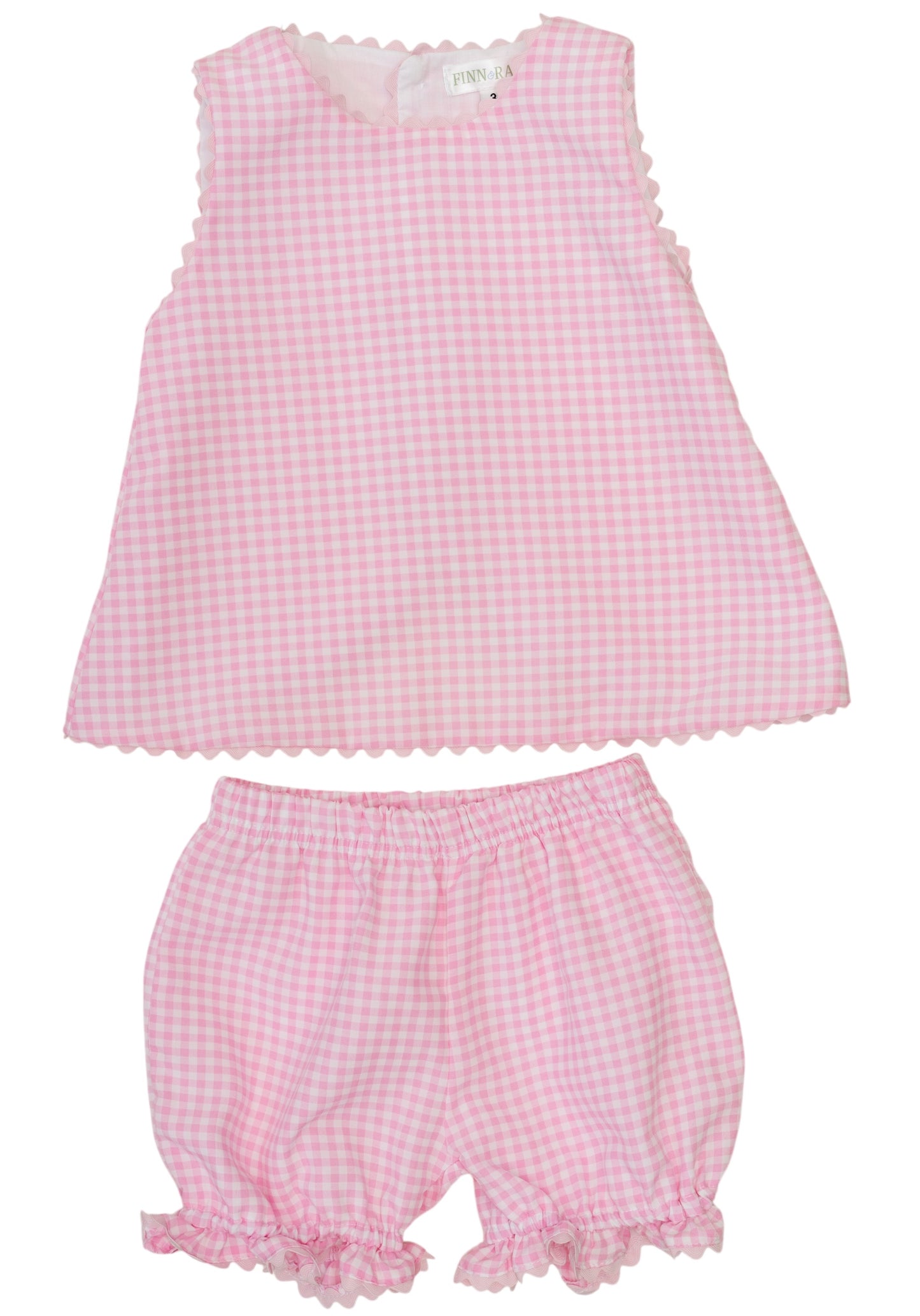 Ella Gingham Bloomer Set