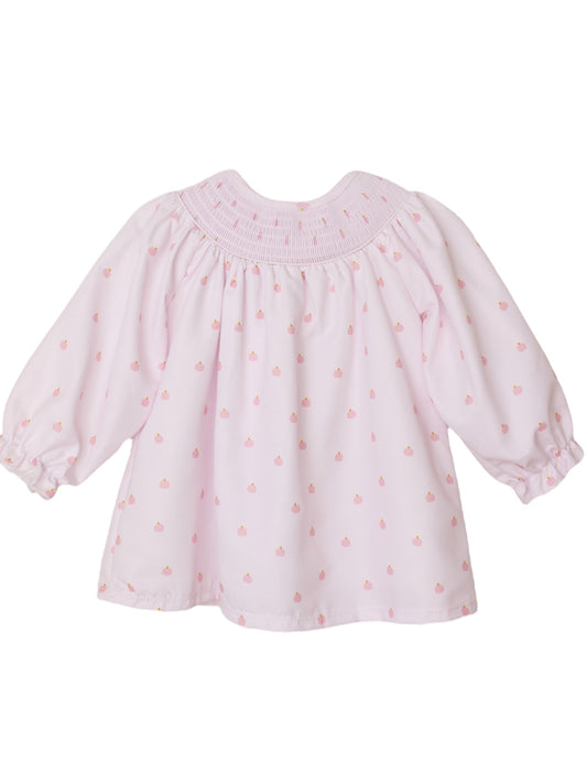 Pink Pumpkins Smocked Set