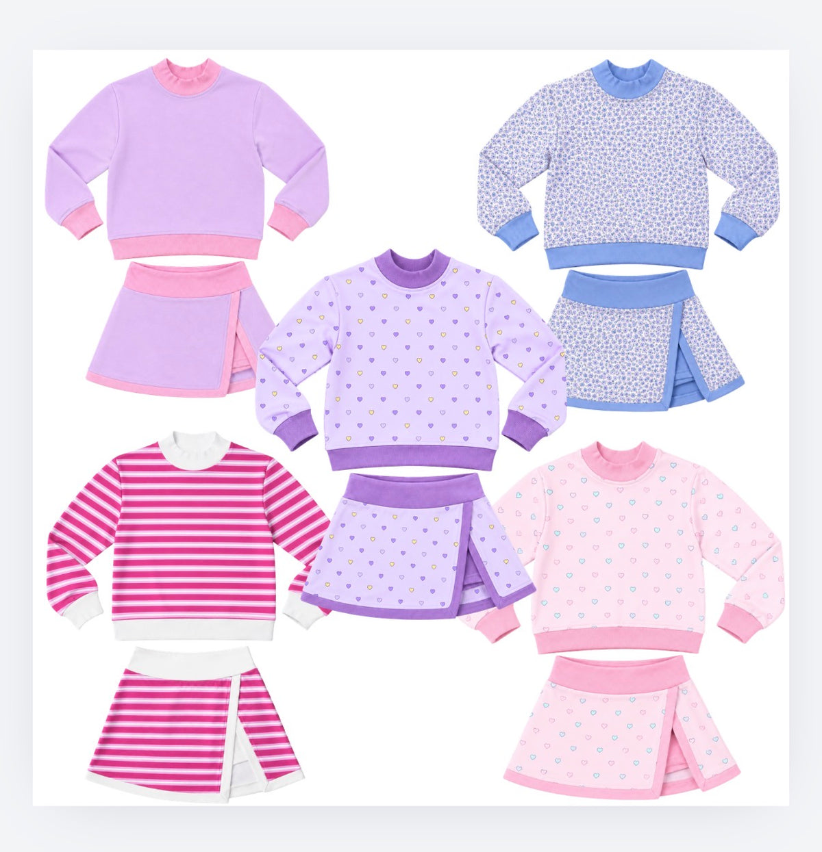 Split Decision Skort Set