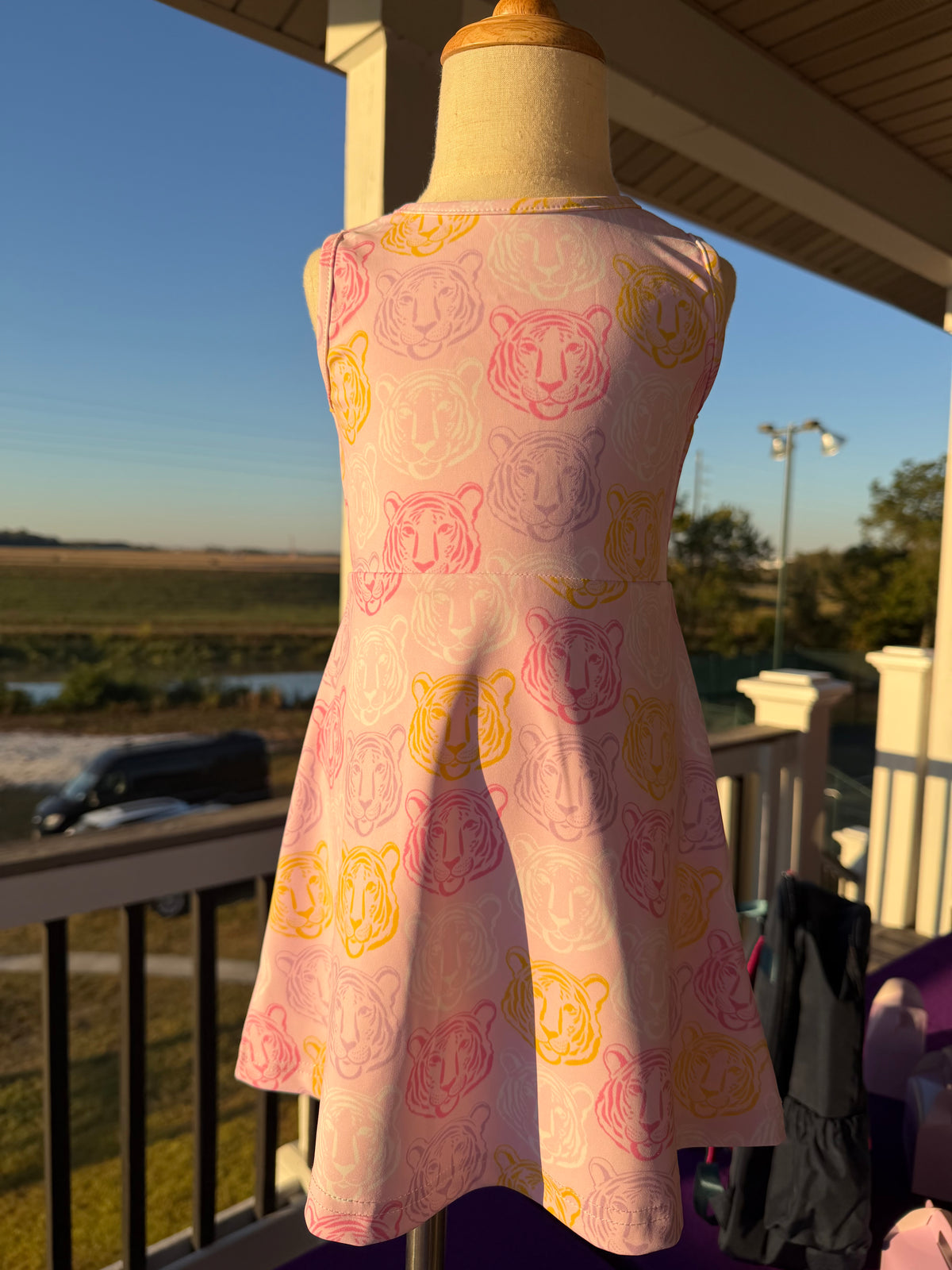 Tiger Head Tennis Dress