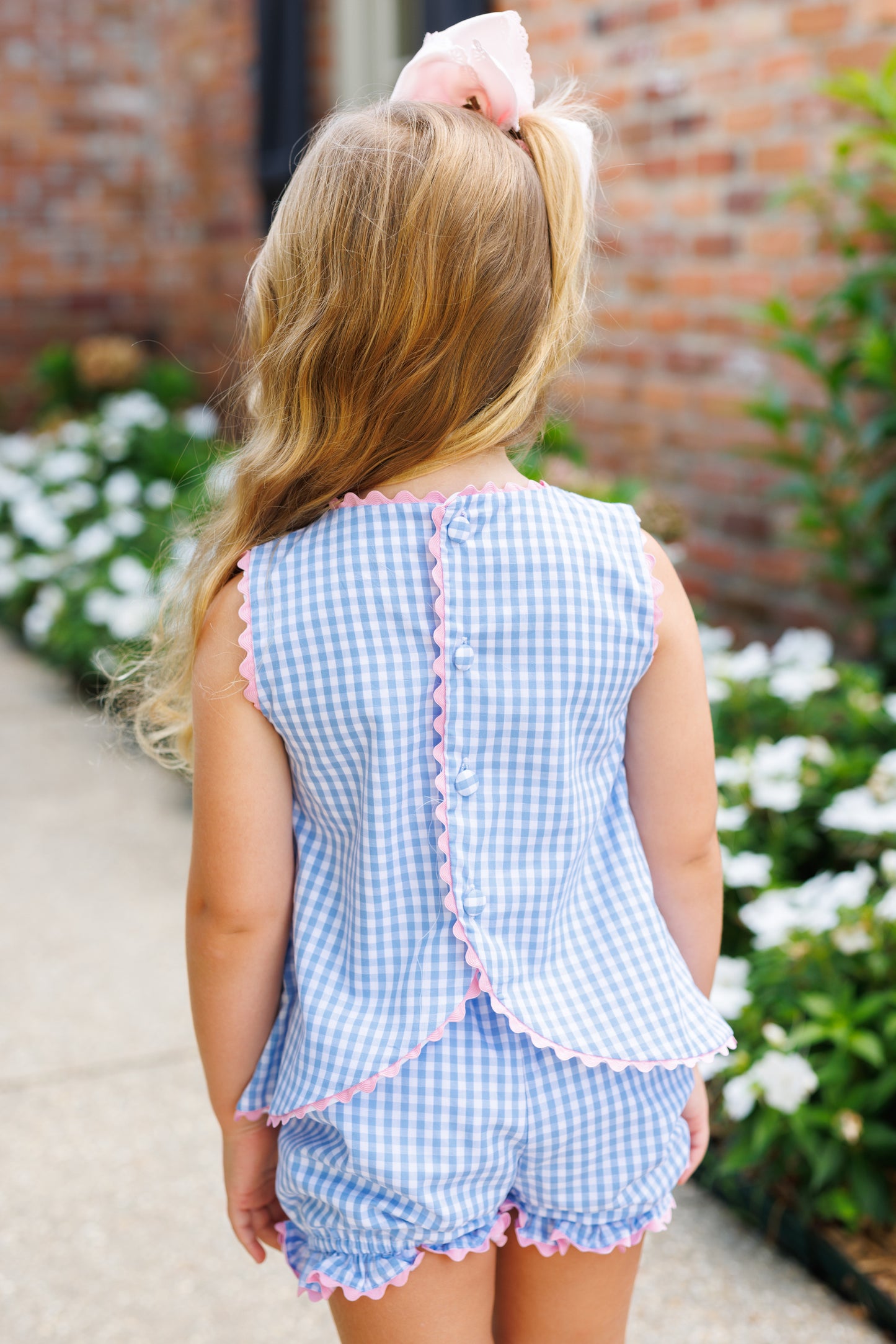 Clara Gingham Bloomer Set
