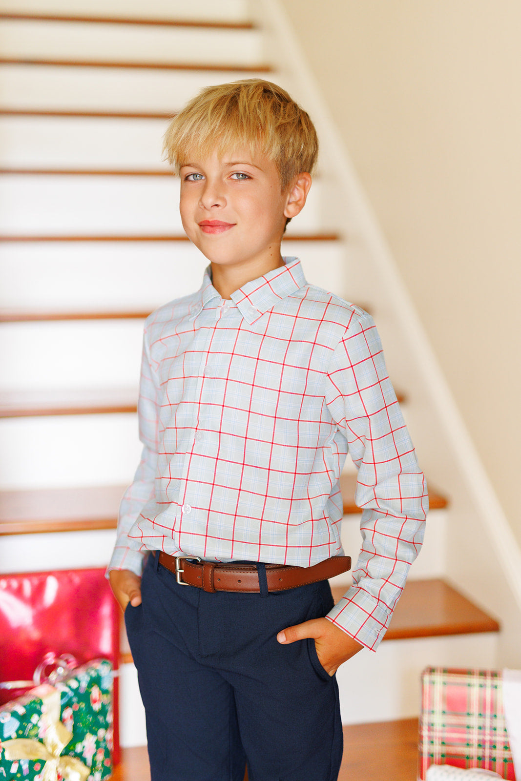 Winterberry Plaid Button Down