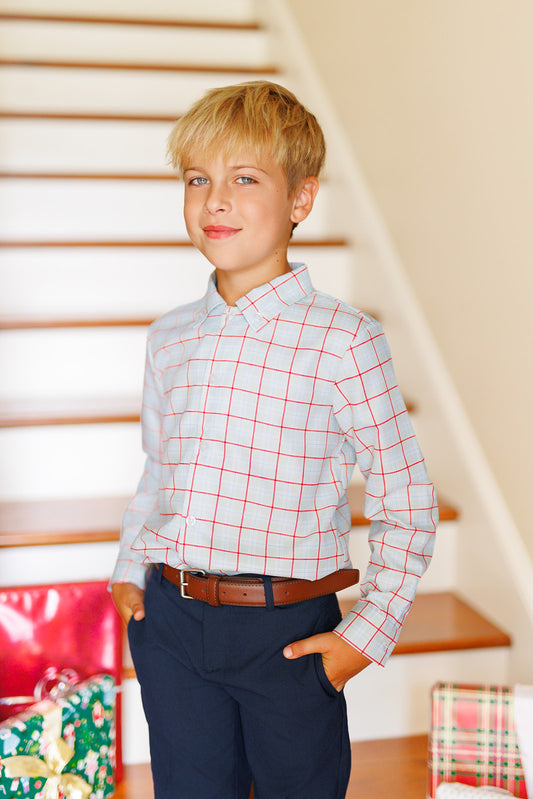 Winterberry Plaid Button Down