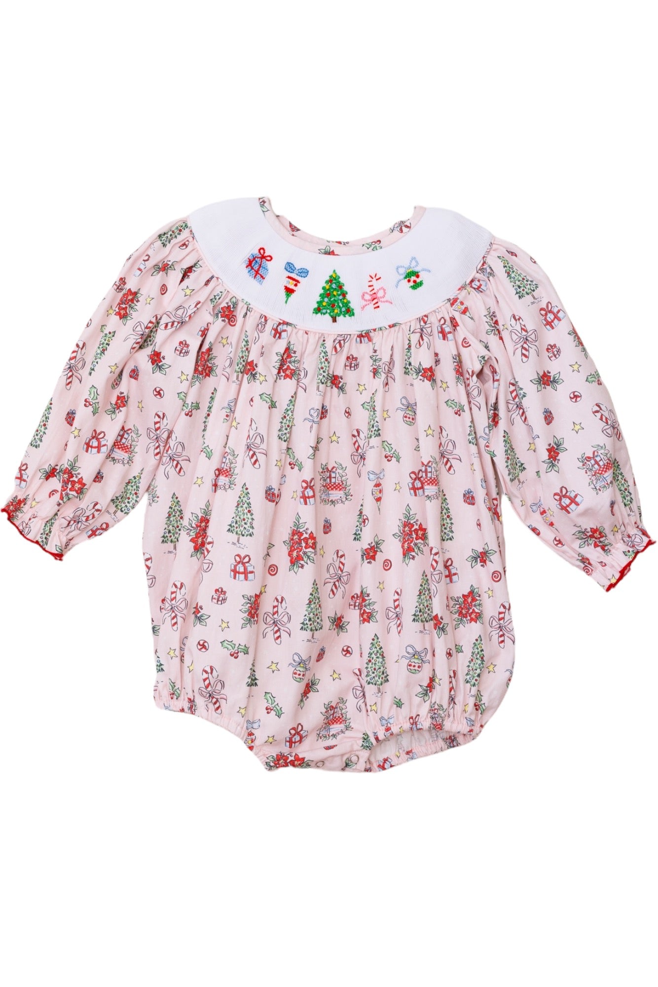 Classic Christmas Smocked Bubble