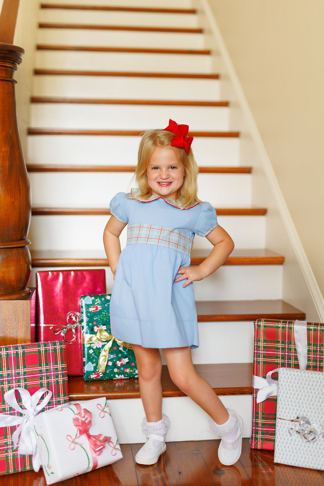 Winterberry Blue Party Dress