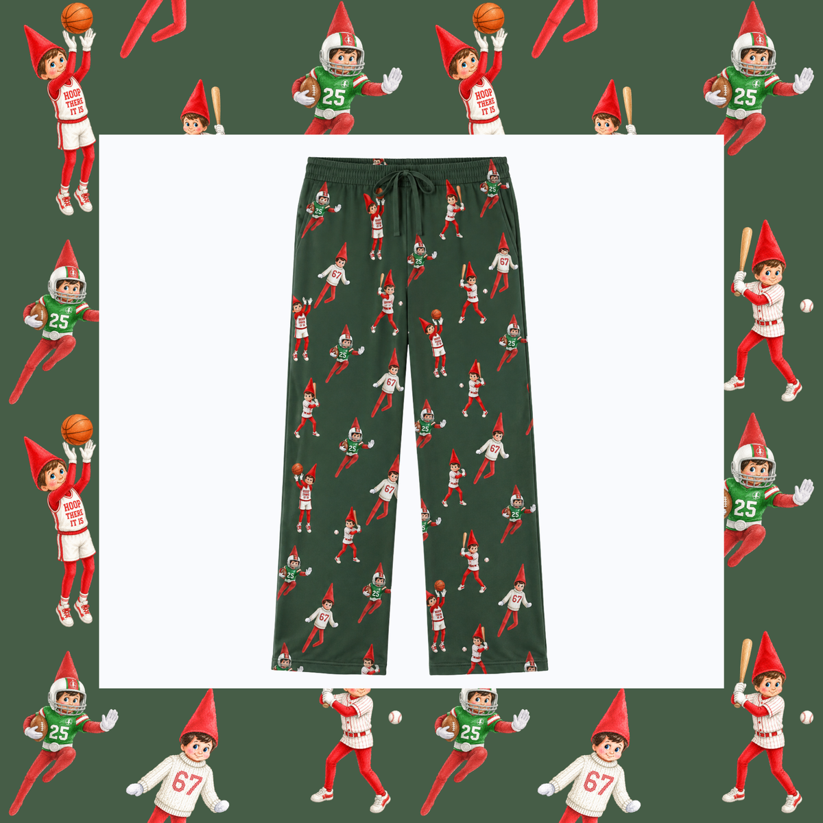Game Day Elfie Pjs
