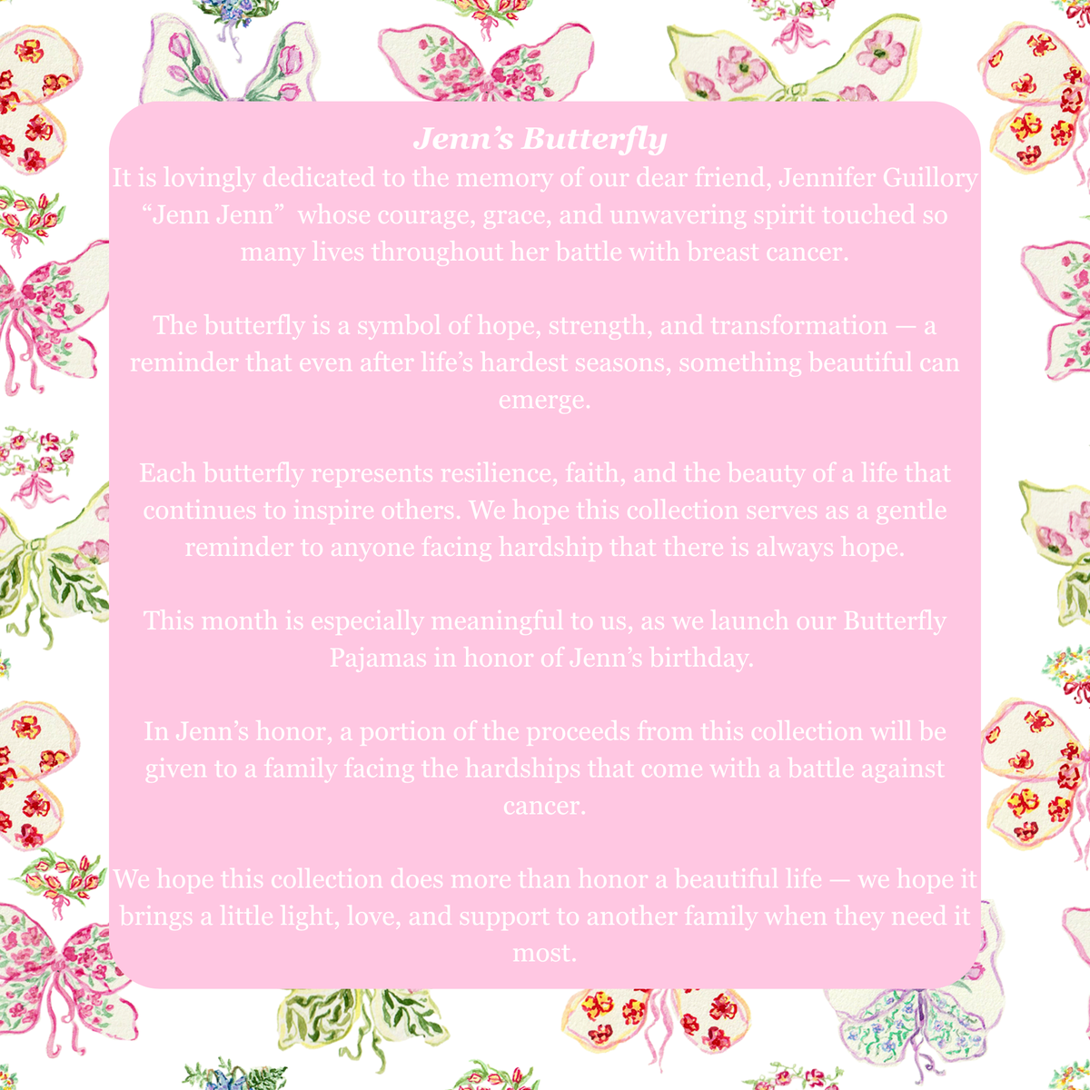 Wings of Hope Pajamas