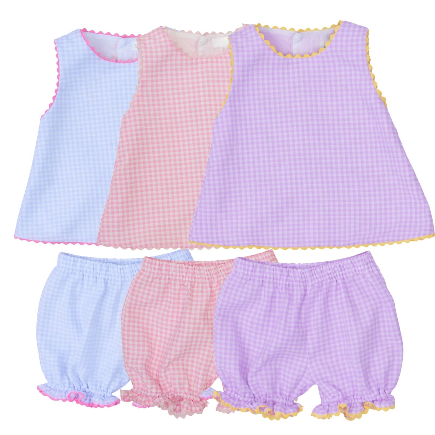 Clara Gingham Bloomer Set