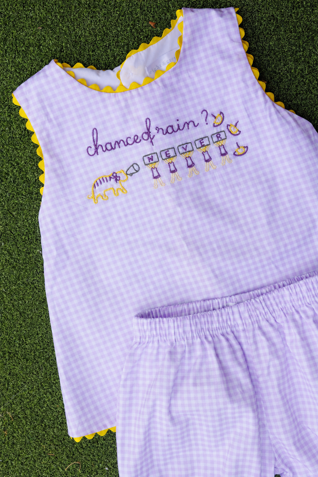 Clara Gingham Bloomer Set