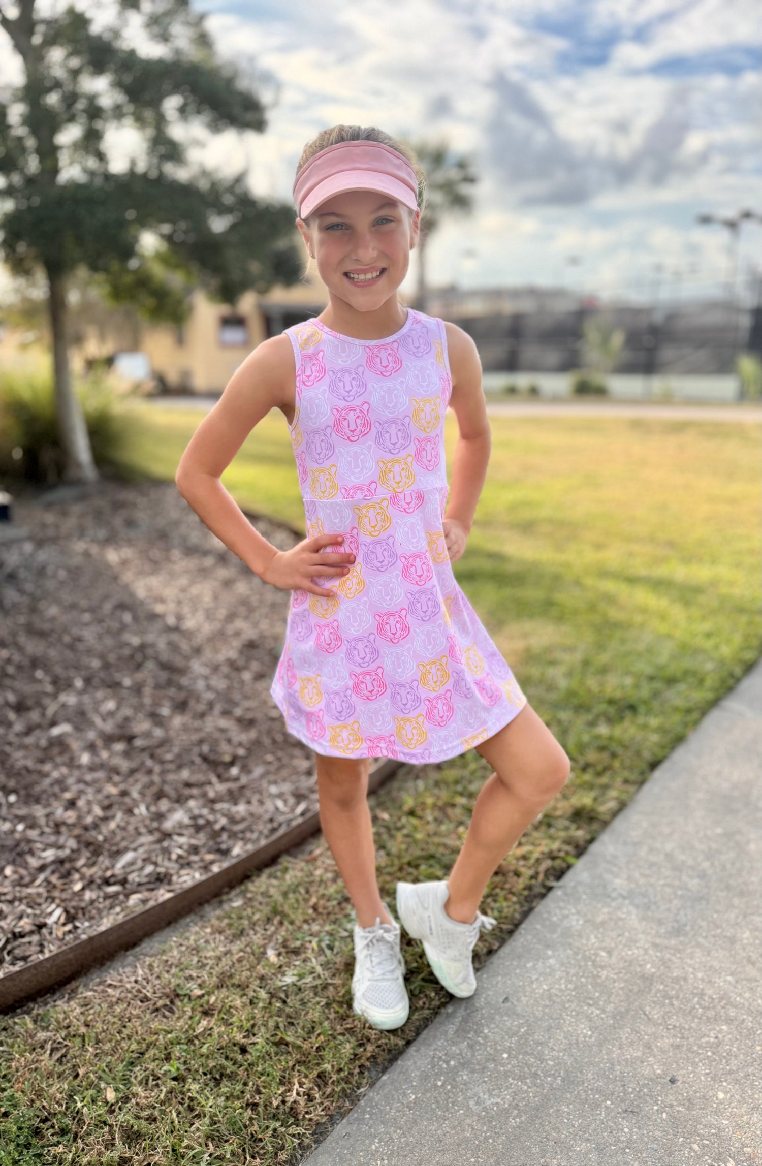 Tiger Head Tennis Dress