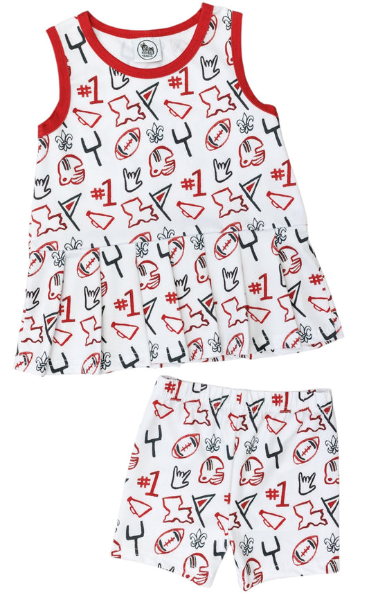 Geaux Cajuns Varsity Dress