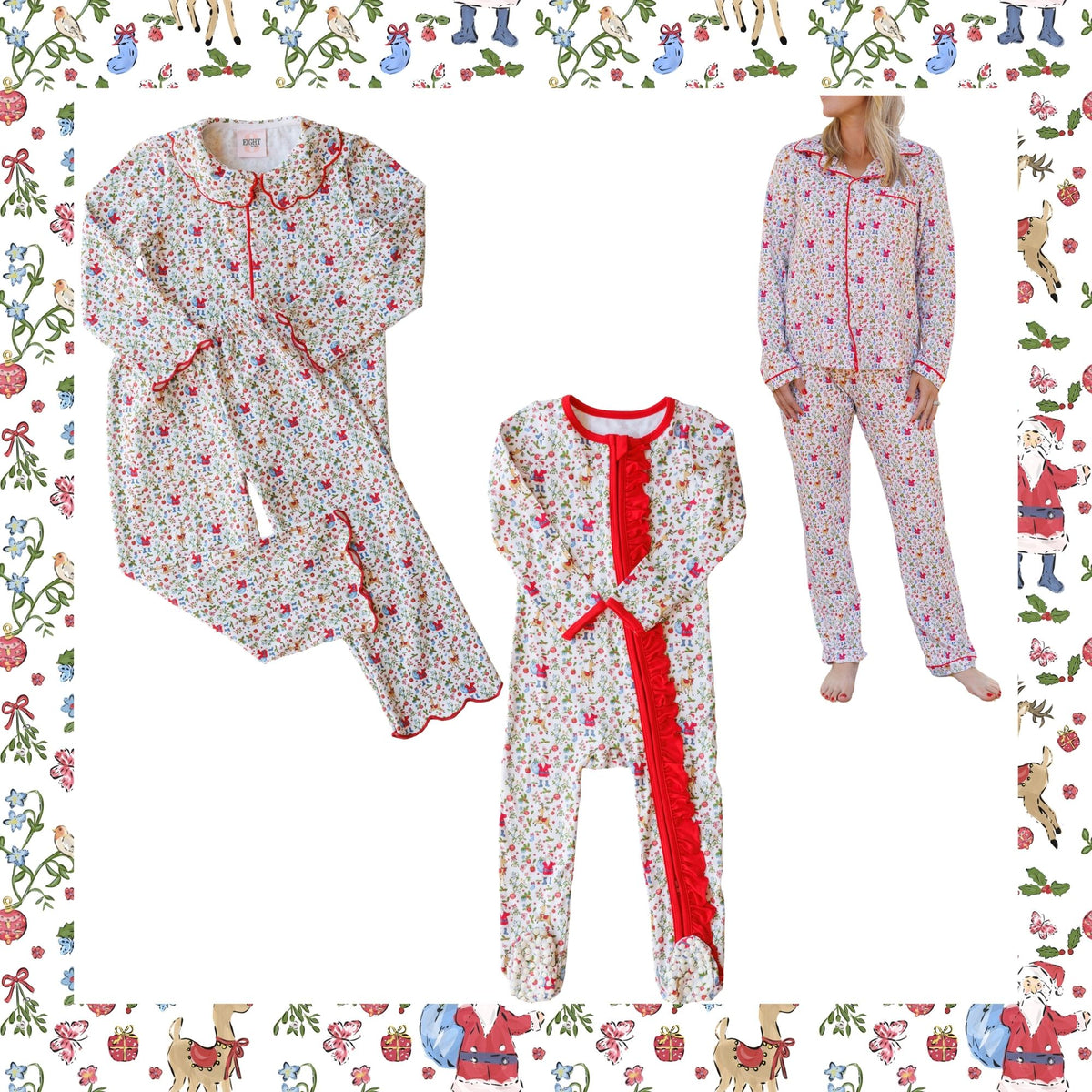 Mariposa Mistletoe Pajamas